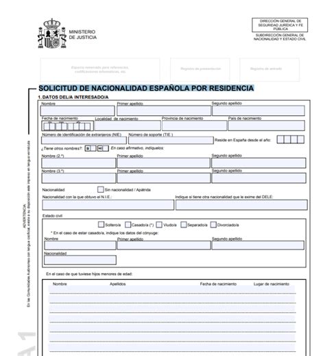 solicitud de nacionalidad por residencia 2023